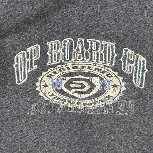 OCEAN PACIFIC OP BOARD CO SWEATSHIRT HOODIE Embroidered Logo Size Medium NWT - Picture 2 of 7